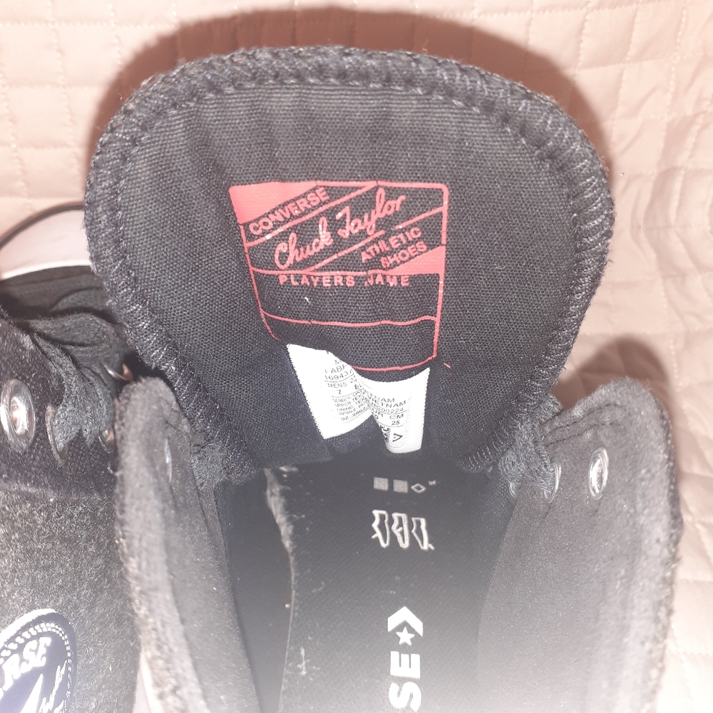 Converse Run Star Hike EUC' Textured Felt/Canvas Dark Gray/Black. M 7  W 8.5 - Picture 4 of 8